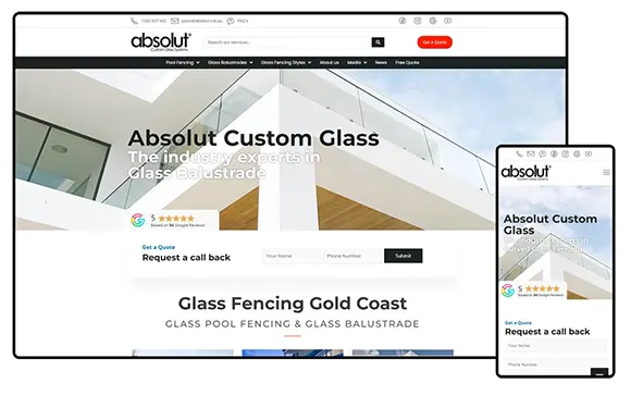 Absolut-Custom-Glass-Wordpress-Website-Design